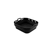 Air Fryer Rack 3 Pcs Layered Stainless Steel Grilling Square Hot Airfryer Baking Basket Tray Accessories(Only silicone basket)