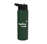 Airplane Mode Travel Vacation Cute Airport Outfit Wanderlust Stainless Steel Insulated Water Bottle