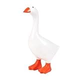 RHXRAF Desk Goose 7 Inches Mini Office Desktop Goose Magnetic Key Holder Cute Office Table Decorations Resin Home Decor Housewarming Gift (Goose-New)