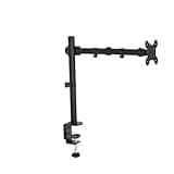 17-32" Full Motion Dual Monitor Desktop Stand Holder 360Degree Holder Clamp Base Monitor Mount Arm Mount for Computer Screen(PM50)