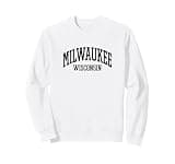 Milwaukee WisconsinVintage Sports Retro OS1 Black Design Sweatshirt