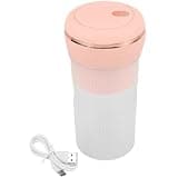 KOMBIUDA Portable Juicer Juice Cup for Fruits and Citrus with Automatic Juicing and Multifunctional Design, USB Rechargeable Personal Juicer Cup for Home and Office Use