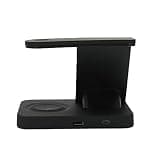 Yunseity 3 in 1 Wireless Charger Stand Fast Charging Station Dock for Mobile Phone Watch and Earphones ABS 320g