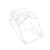 Transparent Video Doorbell Rain Cover, Weather Shield for Outdoor Camera Lens & Button, Fits Standard Models (1 Pack)