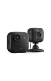 Blink Outdoor 2K+ and Mini 2K+ (newest model) — Wireless and plug-in 2K resolution smart security cameras, Sync Module Core included — 2 Cameras (Black)