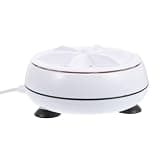 Toyvian Portable Mini Washer Clothes Cleaner with USB Power, Abs Material Compact Washing Machine for Business Trips and School, Suitable for Light-colored Skirts and Shirts