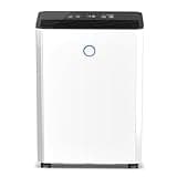 COWSAR Dehumidifier, 85OZ Dehumidifier for Home, Quiet Dehumidifier with Drain Hose, 24H Timer, 3 Modes, Touch Panel, Auto Shut Off & Defrost, Ideal for Basement, Bathroom, Bedroom