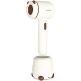 Cordless Hair Dryer for Baby and Kids, Portable Travel Blow Dryer with Gentle Airflow & Low Heat Ionic Care for Infant, Khaki