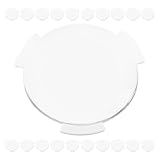 INOOMP Vr Lens Replacement Set 45mm Focal Length 25mm Diameter 40pcs with Biconvex PC Plastic Lenses Multifunctional Design for Virtual Reality 3D Glasses Accessories