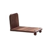 CFGH6FDF Slanted Design Wooden Small Bookshelf Retro Simple Record Storage Freestanding Book Shelf