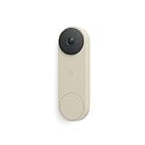 Google Nest Doorbell (Wired, 3rd Gen) - 2K Video and Gemini, Live View, Night Vision, 2-Way Audio - Works with Google Home - 2025 Model - Linen