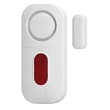 Yardenfun 125db Door Alarm Sensor with Low Battery Indicator White Abs Durable Alarm for Homes and Apartments Effective Anti-Theft Safety Sensor for Protection Random Color