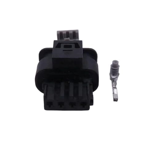 automotive wire connectors 1/5/10 Pcs 4 Pin Female Socket Cable Connector 805-122-541 Car maintenance(Female with Pin,10pcs)