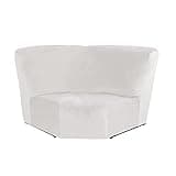TOPCHANCES Corner Sofa Cover 1 Piece Additional Corner Seat Cover Sectional Recliner Sofa Slipcover Velvet Stretch Soft Corner Piece for Reclining L Shape Sofa Couch