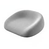 JCRBILW Children Seat Cushion Ergonomic Booster Chair Pad Memory Foam Non-Slip Secure Straps Support Suitable for Creative Play Family Meals Homework, Gray, 6-8cm