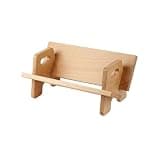 CFGH6FDF Open Minimalist Wooden Bookshelf Nordic Home Creativity Storage Rack with Handle Freestanding Book Shelf