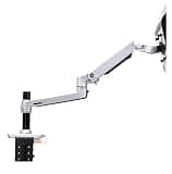 V62C Aluminum Desktop Clamping 17-32 Inch Monitor Stand Mechanical Spring Arm Lift Full Dynamic TV Bearing 10kg(XSJ8012CS)