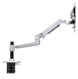 V62C Aluminum Desktop Clamping 17-32 Inch Monitor Stand Mechanical Spring Arm Lift Full Dynamic TV Bearing 10kg(XSJ8012CS)