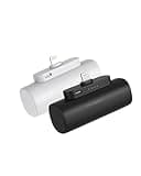Miady 2-Pack Mini Portable Charger Built-in Connector Compact Battery Pack