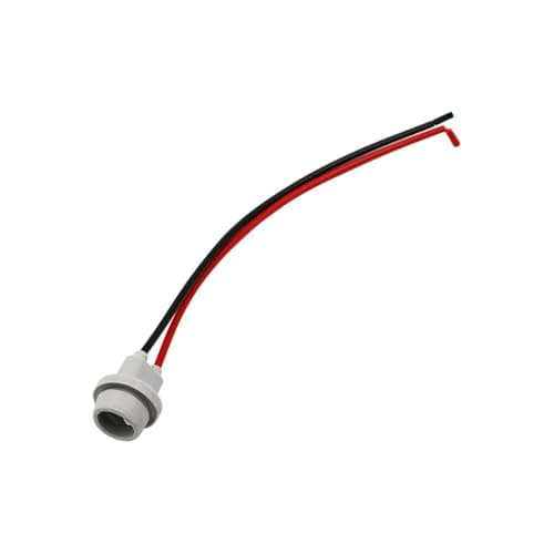 2pcs T10 W5W Car Wedge Light Bulb Socket Connector Holder Extension Lamp Base for Truck Boat(T10 Gray)
