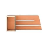 CFGH6FDF Countertop Minimalist Wooden Bookshelf File Storage Rack for Home Office Freestanding Book Shelf