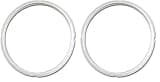 Instant Pot Sealing Ring 7.5qt Rio Wide, Inner Pot Seal Ring, Electric Pressure Cooker Accessories, Non-Toxic, BPA-Free, Replacement Parts, Clear (Pack of 2)