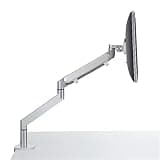 Listed TV Mount Single Monitor Mount Bracket, Aluminum Height Adjustable Monitor Bracket