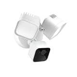 NEW BLlNK Wired Floodlight Camera – Smart Security Camera, 2600 lumens, HD Live View, Enhanced Motion Detection, Built-in Siren, Works with Alexa – 1 Camera (White)