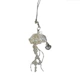 XBOKA Unique Jellyfish Phone Charm Hanging Rope Sea Theme Star Pendant Phone Chain Strap Handmade Beaded Keychain Accessory