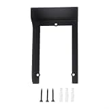 Metal Doorbell Cover For Visual Doorbell, Rain Shield With Anti-Glare Design, Protective Housing For Blink Cameras, Black