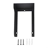 Metal Doorbell Cover For Visual Doorbell, Rain Shield With Anti-Glare Design, Protective Housing For Blink Cameras, Black