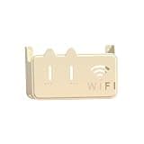 Wall Mount Router Box for Cable Management, Slim PP Plastic Enclosure Hides Modem & Wires, 12.99 x 3.35 x 1.57 Inch Network Organizer