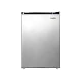Frigidaire Compact Fridge, 4.5 Cubic Feet, Stainless Steel