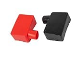 Black Red Car Terminal Insulator Wire Connectors Cap Cover Rubber Loose Protector For Busbar