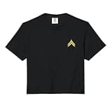 Corporal Rank Comfort Colors Crop Top
