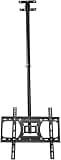 Multifunction Adjustable Height TV Ceiling Mount, 360° Swivel and Tilt Ceiling TV Bracket
