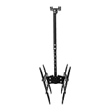 TV Stand Double Sided Ceiling TV Mount Bracket, Hanging Full Motion TV Mount for 40-70 Inch TVs