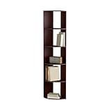 WANGHAI2024M Bookcases Corner-Style Freestanding Wooden Minimalist Bookshelf Multi-Tier Light Luxury Triangle Storage Rac