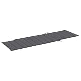 KMUNGDWG Solid Acacia Wood Outdoor Sun Lounger with Cushion, Adjustable Backrest and Footrest, Wooden Sunbed with Pull-Out Table and 2 Wheels