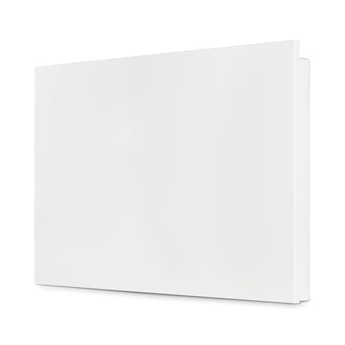 Stelpro Mirage High-End Wall Convector Heater – 1500W / 120V HARDWIRED (Not a Plug-In) – 29 1/2″ W ×18″ H – Ultra-Quiet Fast Heating – Built-In Electronic Thermostat (AMIR1501W)– White