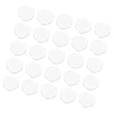 VILLCASE 50pcs Replacement Biconvex Vr Lenses with 25mm Diameter and 45mm Focal Length, Lightweight PC Plastic Material, Convenient Design for Gaming Consoles and Computers, for Group