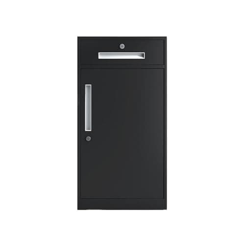 OZSSLJJ Filing Cabinet Steel Office Storage Cabinet 85cm Height Large Capacity Home Storage Cabinet File Cabinet with Drawers.(Black)