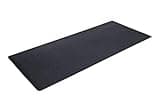 MotionTex Exercise Equipment Mat for Under Treadmill, Stationary Bike, Rowing Machine, Elliptical, Fitness Equipment, Home Gym Floor Protection, 36" x 84", Black