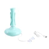 COLLBATH Portable Washing Machine Mini Turbine Washer with USB Power Cable, Plastic Material, Plug and Play Function, Forward Reverse Cleaning for Travel and Business Trip Use, Green