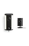 Ring Spotlight Cam Pro, Plug-In (Newest Model), Black with Indoor Cam Plus, Black