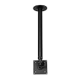 TV Stand Ceiling TV Mount, Adjustable Height Full Motion 360 Deg Rotation Tilting Swiveling for 10-24 Inch TVs