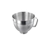 Mixing Bowl For 4.5QT/5QT Fit For K45SS, KSM75, KSM150, KSM152, KSM165, KSM100