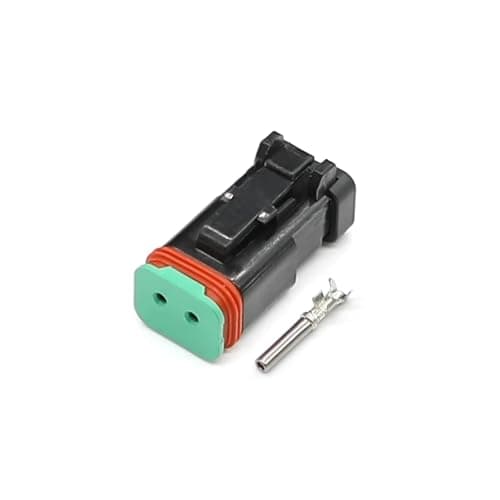 DT06-2S-E005 Flat Cover 2pin DT Series Automotive Waterproof Connector Additional Terminal (Female Set) LMNJIUVD(Female set)
