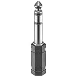 INSIGNIA 3.5mm to 1/4 Inch Headphone Adapter, Stereo Audio Converter for Headphones, Amplifiers, Receivers, Mixers & Audio Equipment