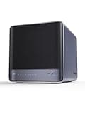 MINISFORUM N5 Air 5-Bay Desktop NAS with up to 174 GB Storage, AMD Ryzen 7 255 (8C/16T) CPU, Dual DDR5 RAM Slots (up to 96 GB), 1x 10GbE, 1x 5GbE, 2X USB4 (8K), HDMI 8K, OCuLink, 3X M.2 Slots